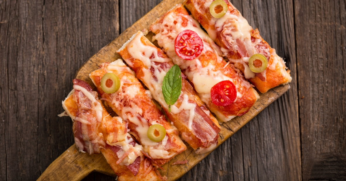 Pizza Çubukları Yemekte Keyif Var